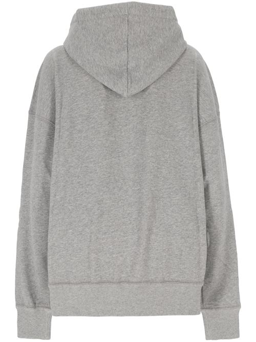 Gray sweatshirt with logo on the front MARANT ETOILE | SW0001FAA1M07EGYIB